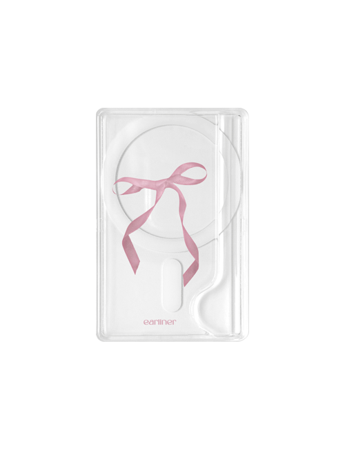 [made] pink ribbon magsafe card slot